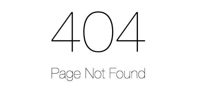 404 page